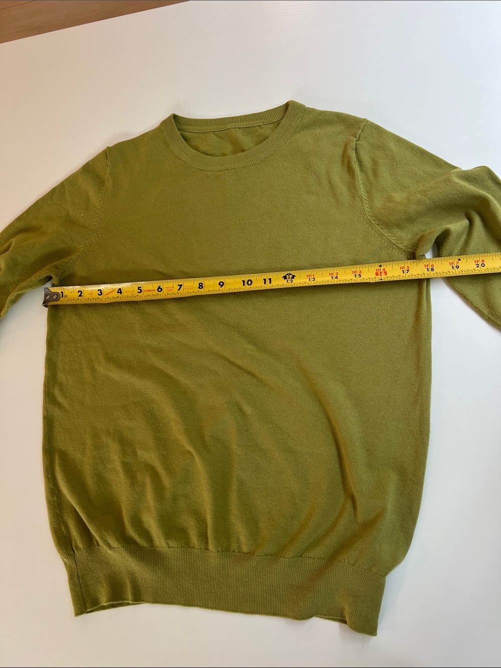 Olive Green Crewneck Women’s Sweater